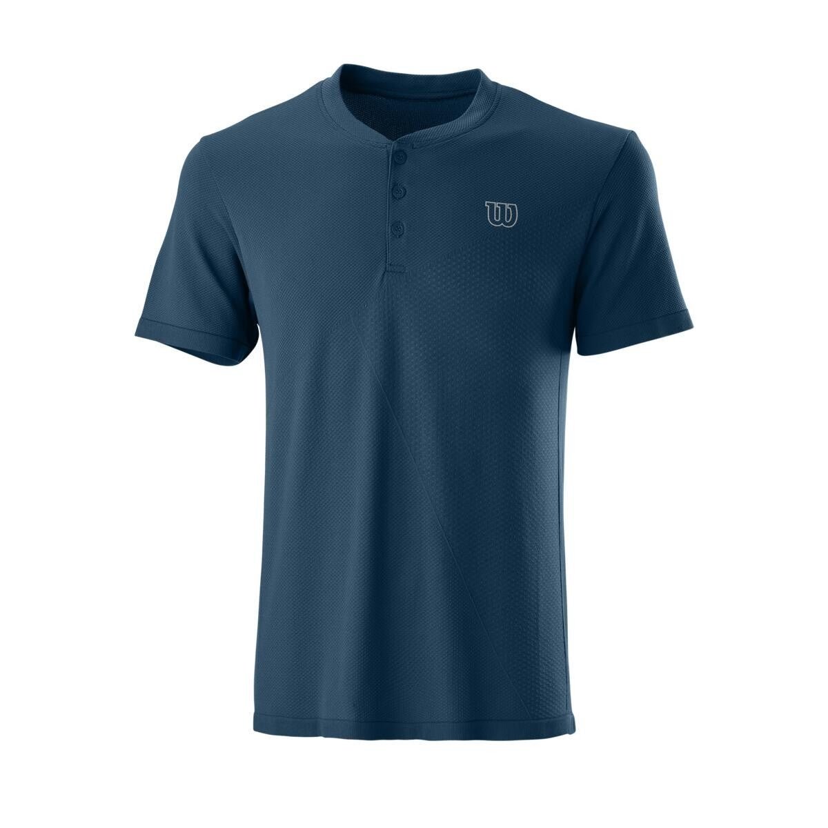 Wilson Pwr Smls Henley Ii T Shirt Majolica Blue